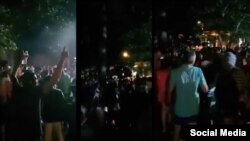 Decenas de personas protestaron contra el gobierno de Díaz-Canel este sábado en Jagüey Grande, Matanzas. (Captura de videos/Social Media)