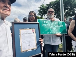 Inauguran en Hialeah calle en honor a presos políticos cubanos