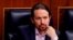El político español Pablo Iglesias. 