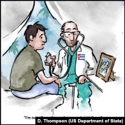 “No me permiten ir a mi país a visitarlos” (Dpto. de Estado de EEUU/D. Thompson)