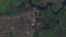 Imagen satelital de los edificios que supuestamente fueron atacados por las fuerzas ucranianas, en región de Kursk, Rusia. Planet Labs Inc/Handout via REUTERS.