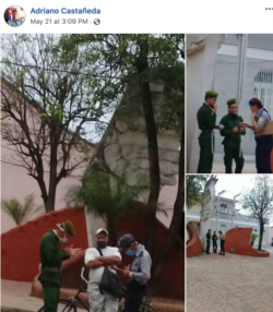 "Post" publicado por Adriano Castañeda en su perfil de Facebook.