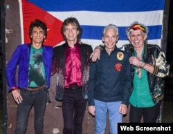 Los Rolling Stones en La Habana.