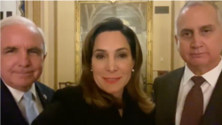 Los representantes republicanos por la Florida, Mario Díaz-Balart, María Elvira Salazar y Carlos A. Giménez Web Screenshot