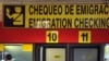 Cabinas de Emigración en el Aeropuerto Internacional José Martí de La Habana.