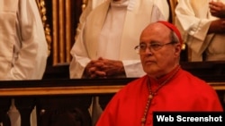 El Cardenal cubano Jaime Lucas Ortega Alamino. Foto Yandry Fernandez Perdomo. Vida Cristiana