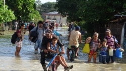 Residentes de Río Cauto, en Granma, evacuaron de urgencia ante el alto riesgo de inundación. 