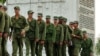 Jóvenes cubanos en el servicio militar. (Archivo)