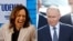 La vicepresidenta y candidata a la Casa Blanca Kamala Harris y el presidente ruso Vladimir Putin. (Collage a partir de fotos de Reuters). 