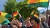 Manifestantes bolivianos protestan contra Evo Morales