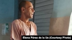 Yan Carlos González fotografiado cuando llegó al Hospital Arnaldo Milián, ocho días antes de morir.